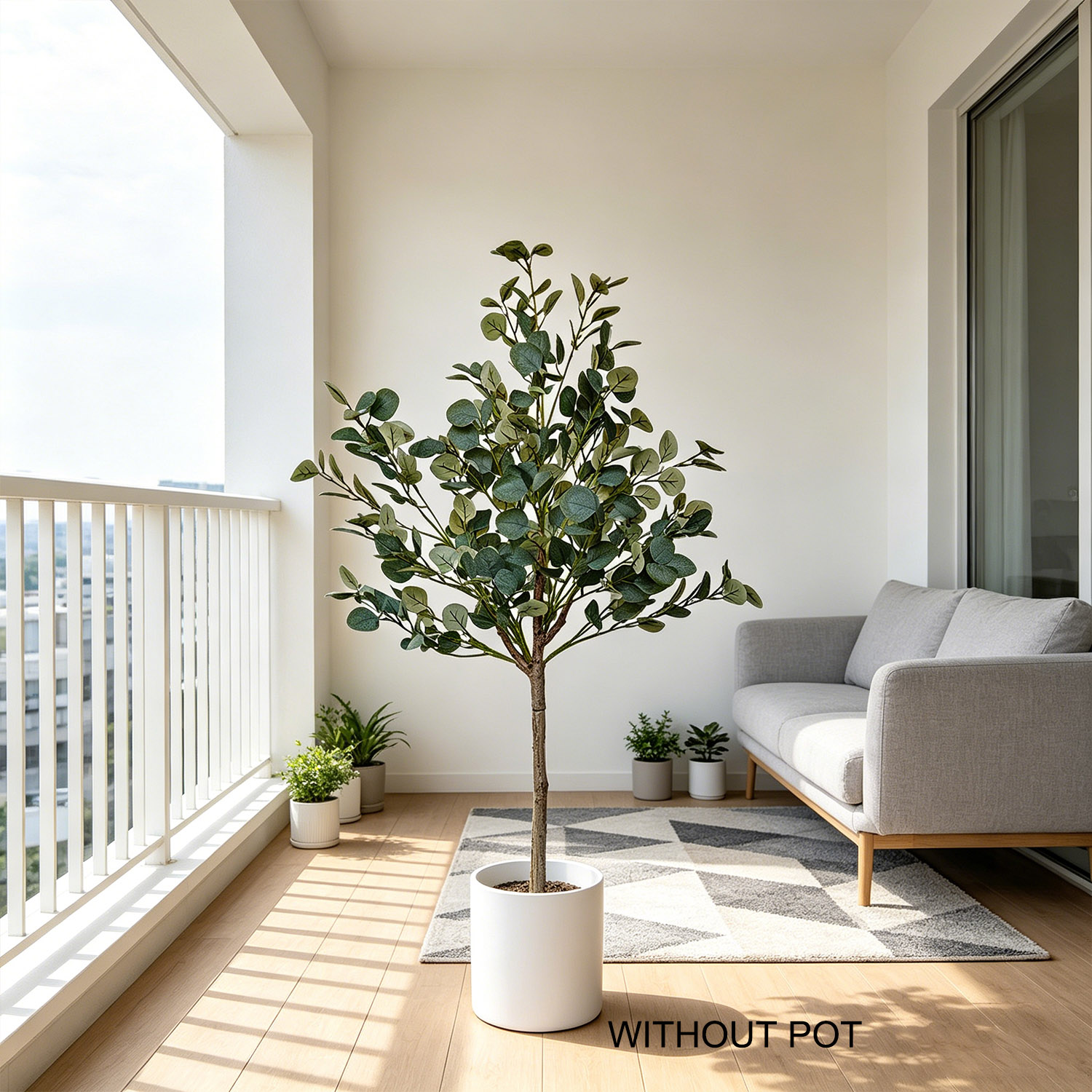 Dracaena Marginata - Planta Artificial de Eucalipto de 140cm